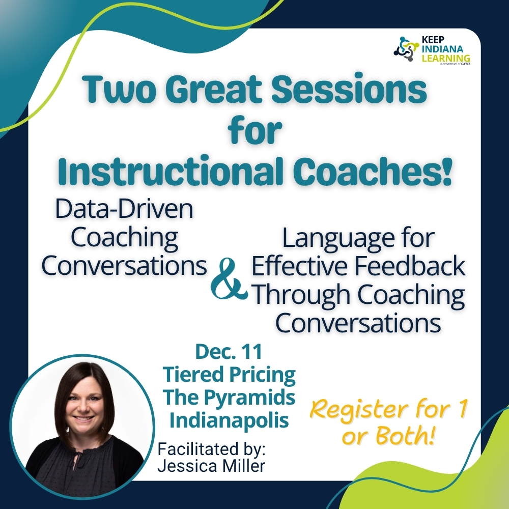 KeepINLearning's tweet image. Time to sharpen your coaching toolkit! 🛠️ Get practical, actionable skills on Dec 11 at The Pyramids. Join a half-day session on Coaching Conversations or Effective Feedback or join both! Learn more &amp;amp; register:  keepindianalearning.org/upcoming-event…
