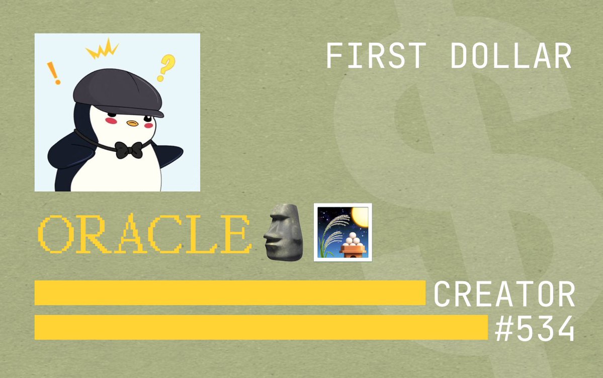 Oracle_4l's tweet image. I will help you @earnfirstdollar on Base.

Want in?

firstdollar.money/?r=k97AVR