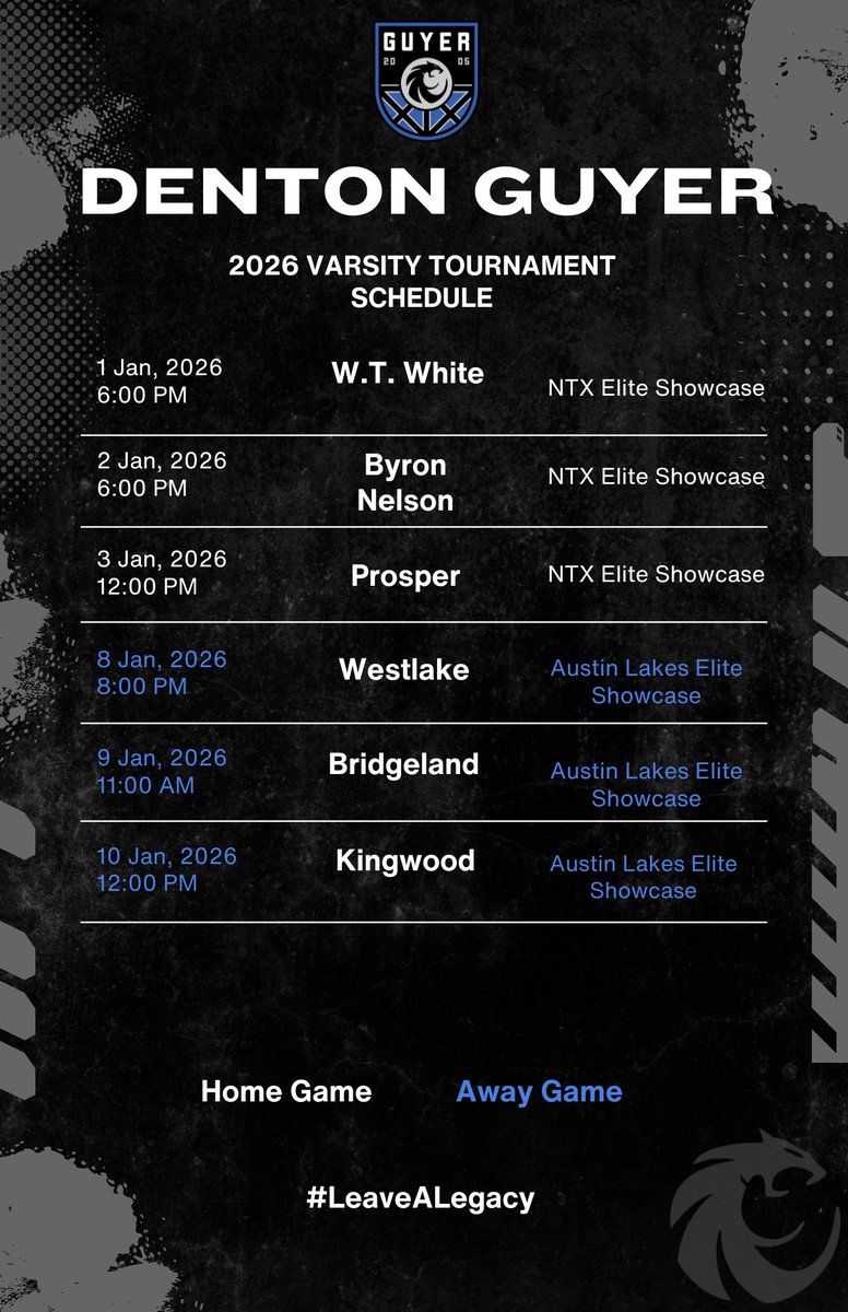 Guyer_Soccer's tweet image. The 2025/2026 season is almost here! Who’s ready? 

Pre-District schedules on deck. 

#LeaveALegacy #timetocompete