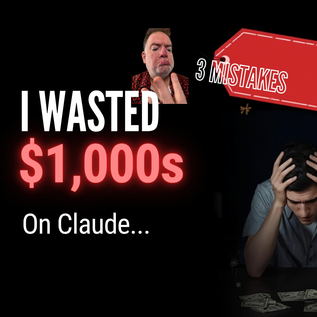 wrightimc's tweet image. I wasted thousands of dollars on Claude.ai until I figured out these three things...Learn more in today&apos;s Marketing Minute. youtu.be/AbxiuB85xTA