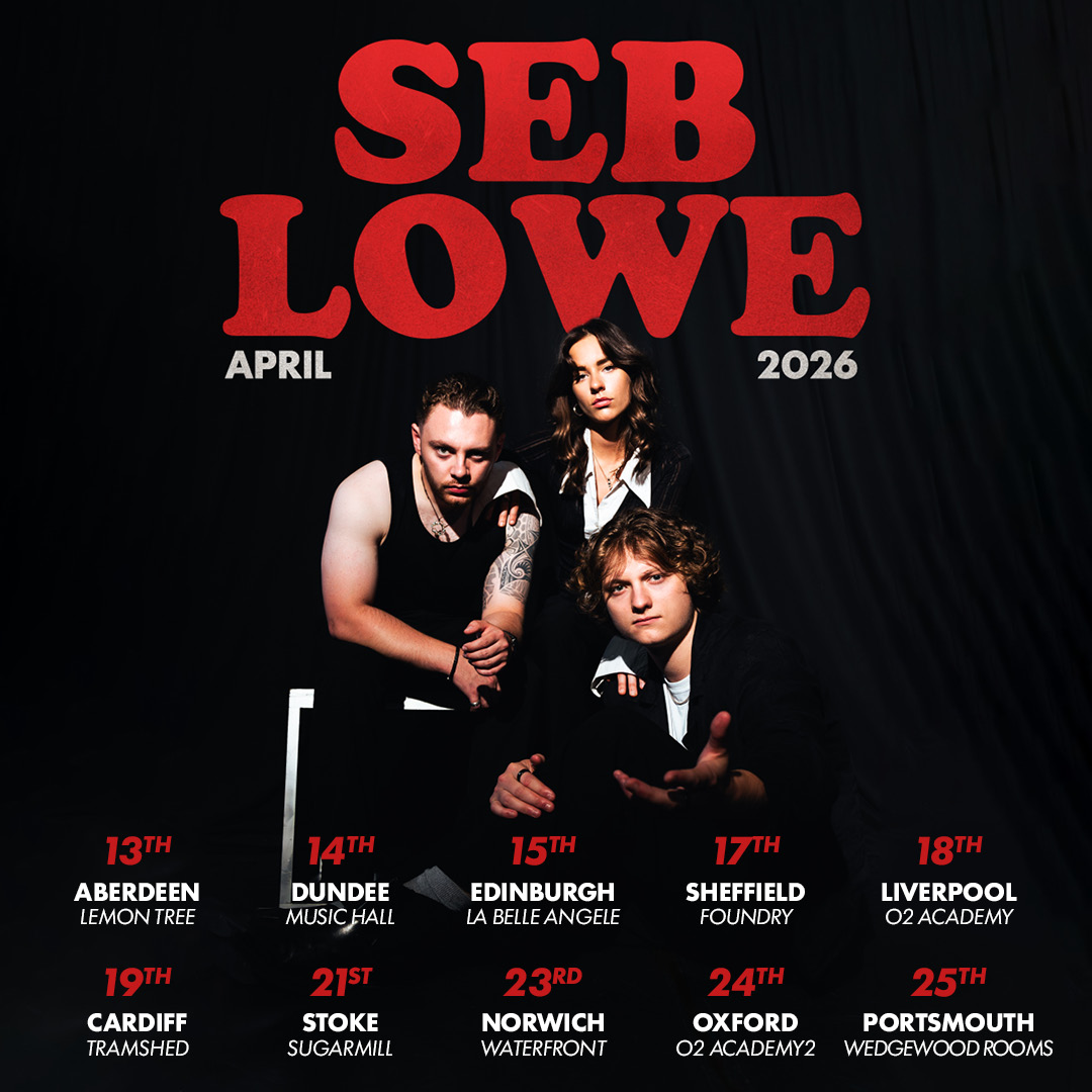 O2AcademyOxford's tweet image. .@seb_lowe_music heads out across the UK in 2026, stopping off in Oxford - Friday 24 April. Priority Tickets available from 10am Wednesday 19 November at #O2 Priority - amg-venues.com/vbI950XsWV3