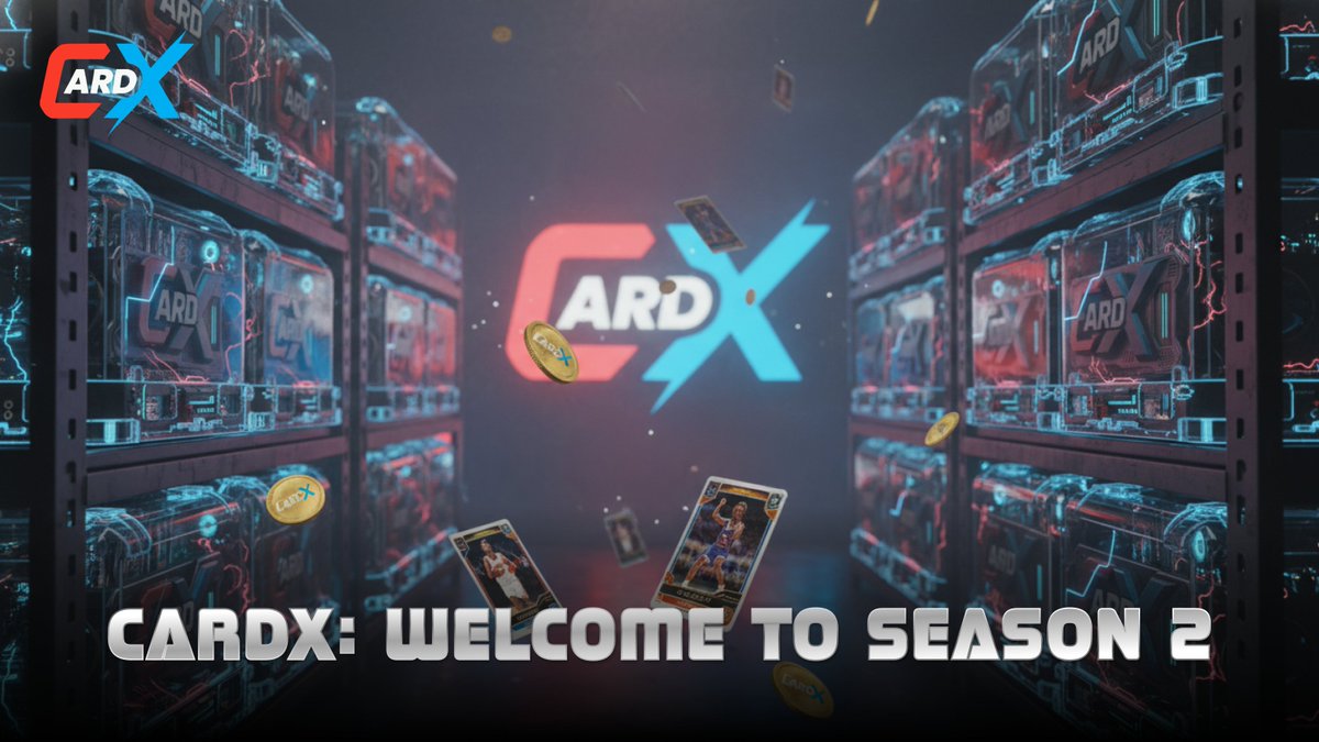 CARDXFUN's tweet image. 📢 CARDX S2: Welcome to Season 2

The wait is over — CARDX Season 2 is officially here! 
Let&apos;s dive into an exciting new chapter. ❤️

🔗: dapp.cardx.fun

Season 2 Overview:
🔗 EN:  medium.com/@cardx/cardx-w…
🔗 CN:  medium.com/@cardx/cardx-%…

Unlock exclusive $CX rewards and…