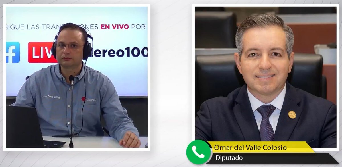 El diputado del Partido Verde, Omar <a href="/DelValleColosio/">Omar Del Valle Colosio</a>, platicó en #Reporte100 con <a href="/juanczuniga/">Juan Carlos Zúñiga</a> acerca del Paquete Económico 2026.

Escucha la entrevista completa aquí:👇🏼
youtu.be/AjWK3zsca6U