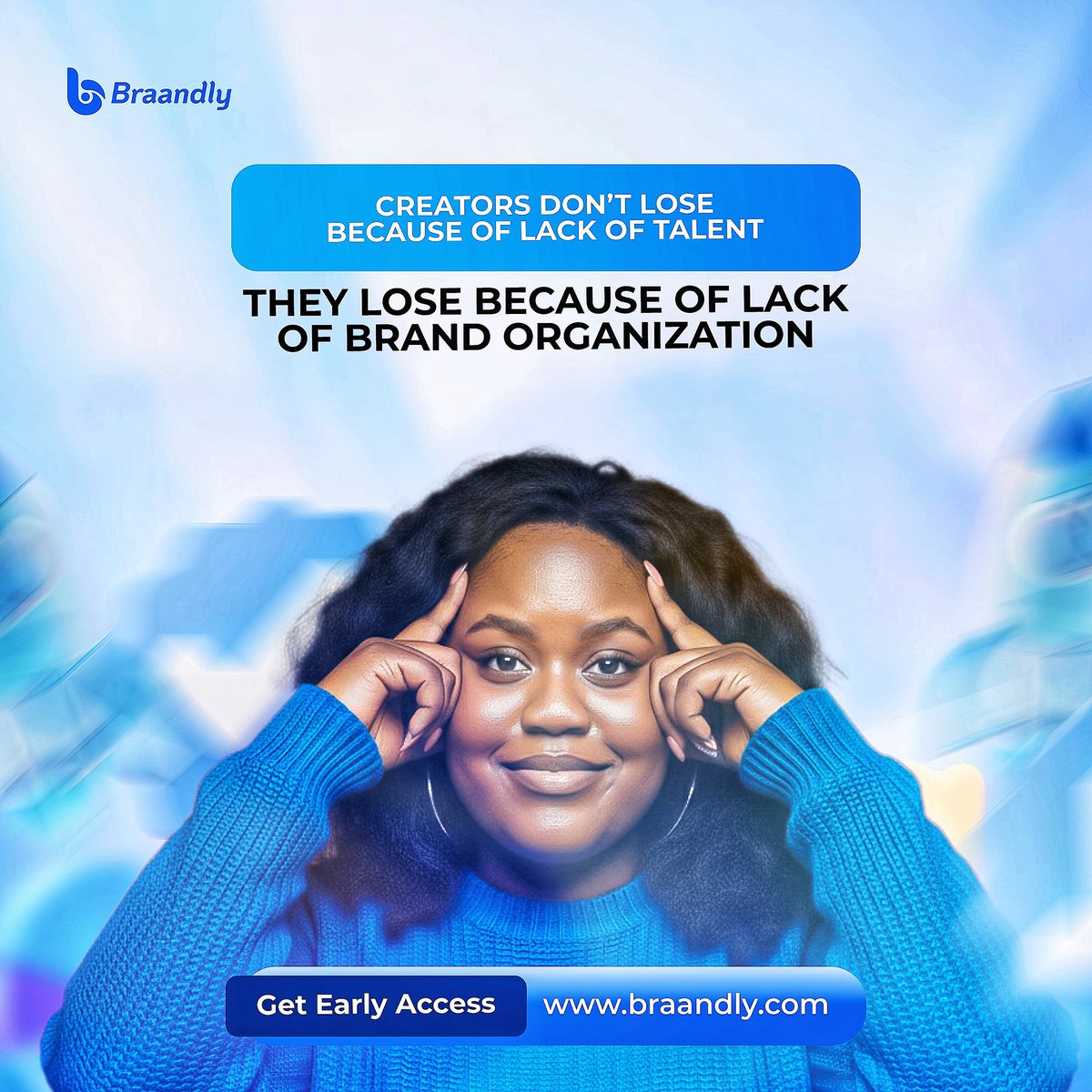 wearebraandly's tweet image. Most creators don’t need more skills… they need brand structure.

And that’s exactly what we’re fixing with Braandly.
Join the Beta waitlist now braandly.com

#BrandStrategy #Creators #DesignTools #ContentCreation #BrandingTips #StartupLife #Entrepreneurs