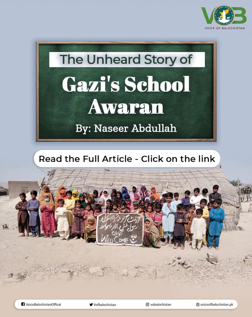 VofBalochistan's tweet image. In the remote landscape of Awaran, education survives because two women chose commitment over comfort.

 Read Full article — Click on the link

voiceofbalochistan.pk

#Balochistan #Awaran #Pakistan