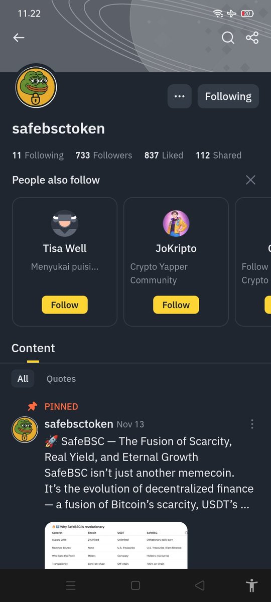ticcaalesa's tweet photo. @safebsctoken @Bakul_soang
@Zackmartin65
@HicamiGamii 

@LongLeLoi 
@MarcelGlae
 0xff0f0CD31D5FE3e525b3310a2C580469fF19D45c https://t.co/TUDMuu5HWK
