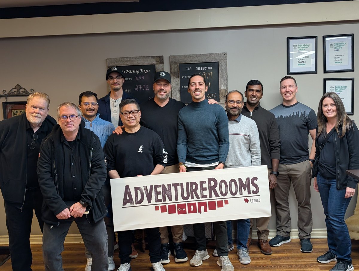 DiscoveredIntel's tweet image. 𝐂𝐨𝐧𝐧𝐞𝐜𝐭𝐢𝐧𝐠, 𝐂𝐨𝐥𝐥𝐚𝐛𝐨𝐫𝐚𝐭𝐢𝐧𝐠 &amp;amp; 𝐂𝐞𝐥𝐞𝐛𝐫𝐚𝐭𝐢𝐧𝐠! 
Our team had the opportunity to spend a few days together at our annual retreat! As a remote organization, we value this time to learn, share ideas, connect &amp;amp; have some fun.
#RemoteWorkLife #TeamBuilding