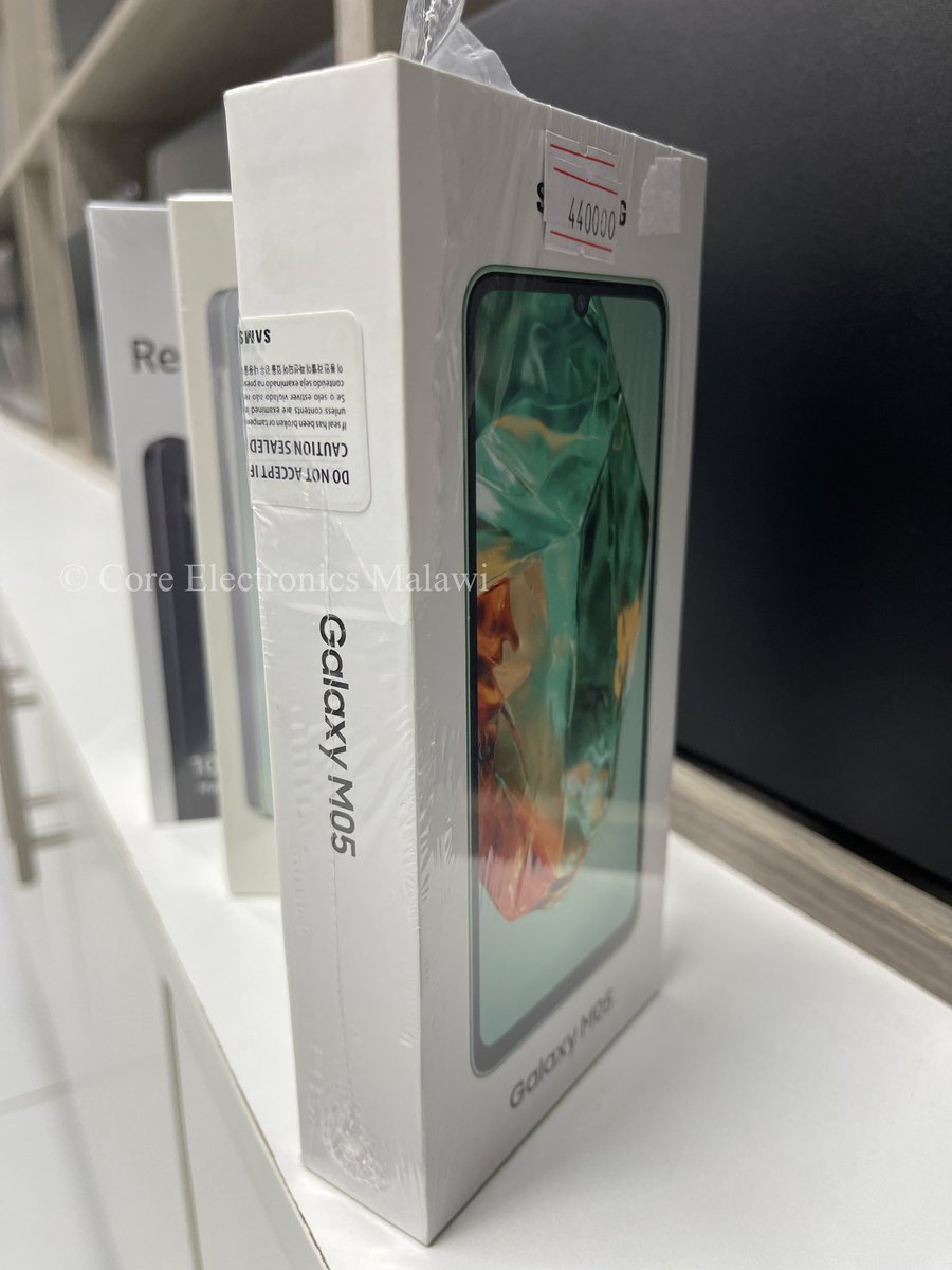 CoreMalawi's tweet image. Buy Brand New Samsung Galaxy M05 | Helio G85 | 4GB RAM | 64GB internal Storage | 5000mAh Battery | 6.7 inches PLS Display | Mali-G52 MC2 GPU | Type-C USB | Dual 50MP Camera | Going at K438,000.00 | Contact : ￼0995 47 01 74
#coreelectronicsmalawi #samsung #GalaxyM05