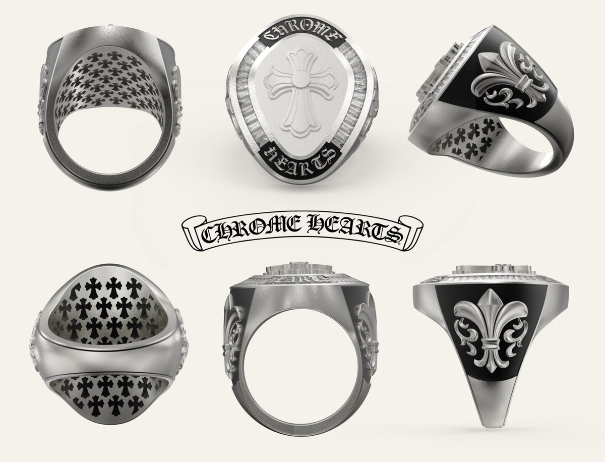 ‘CHROME HEARTS’ – A championship ring.