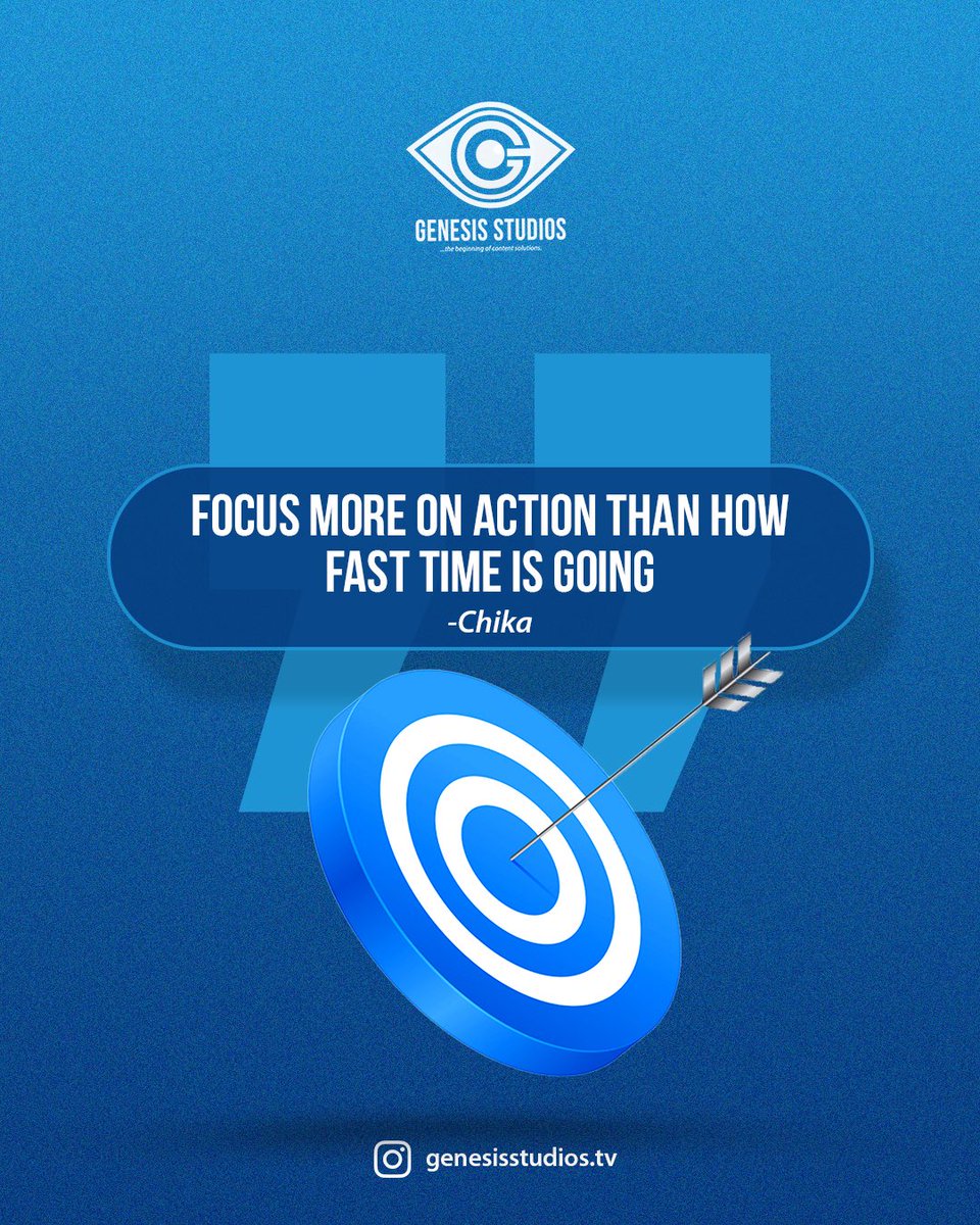 genesistudiostv's tweet photo. Many times we focus on watching the clock tick rather than taking actions.
One way to fix it is by timing each goal, or task you have to a time frame and setting an alarm to go off at the timer.
Happy New Week 💙
#genesisstudios #mondaymotivation #motivationalquotes https://t.co/t5DYyQy0GO