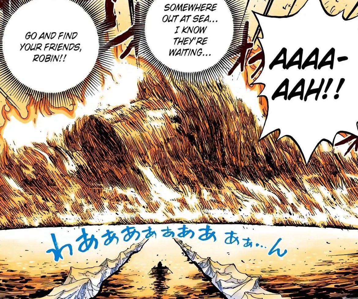 zororobinwife's tweet image. fun fact: robin doesn’t like sunsets because they remind her of ohara 💔