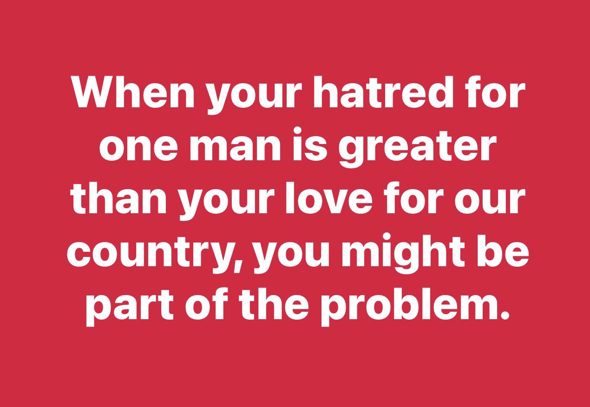 theJGarrard's tweet image. Also true when your hatred for one person ruins family relationships.