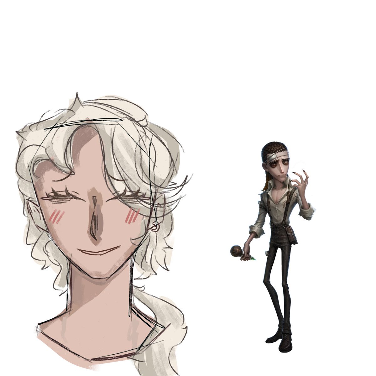 PurityXulture's tweet image. Some Frederick stuff I never showed ( shameless fredluchi ref I fear ) 
#frederickkreiburg #IdentityV