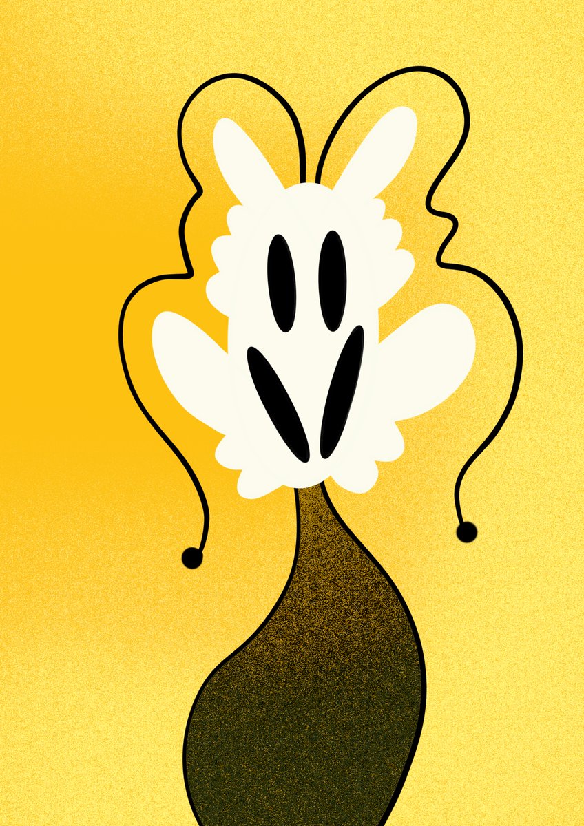 meganlowesmith's tweet image. #digitalart #bugs #particle #spray #yellow #black #white #background #illustration