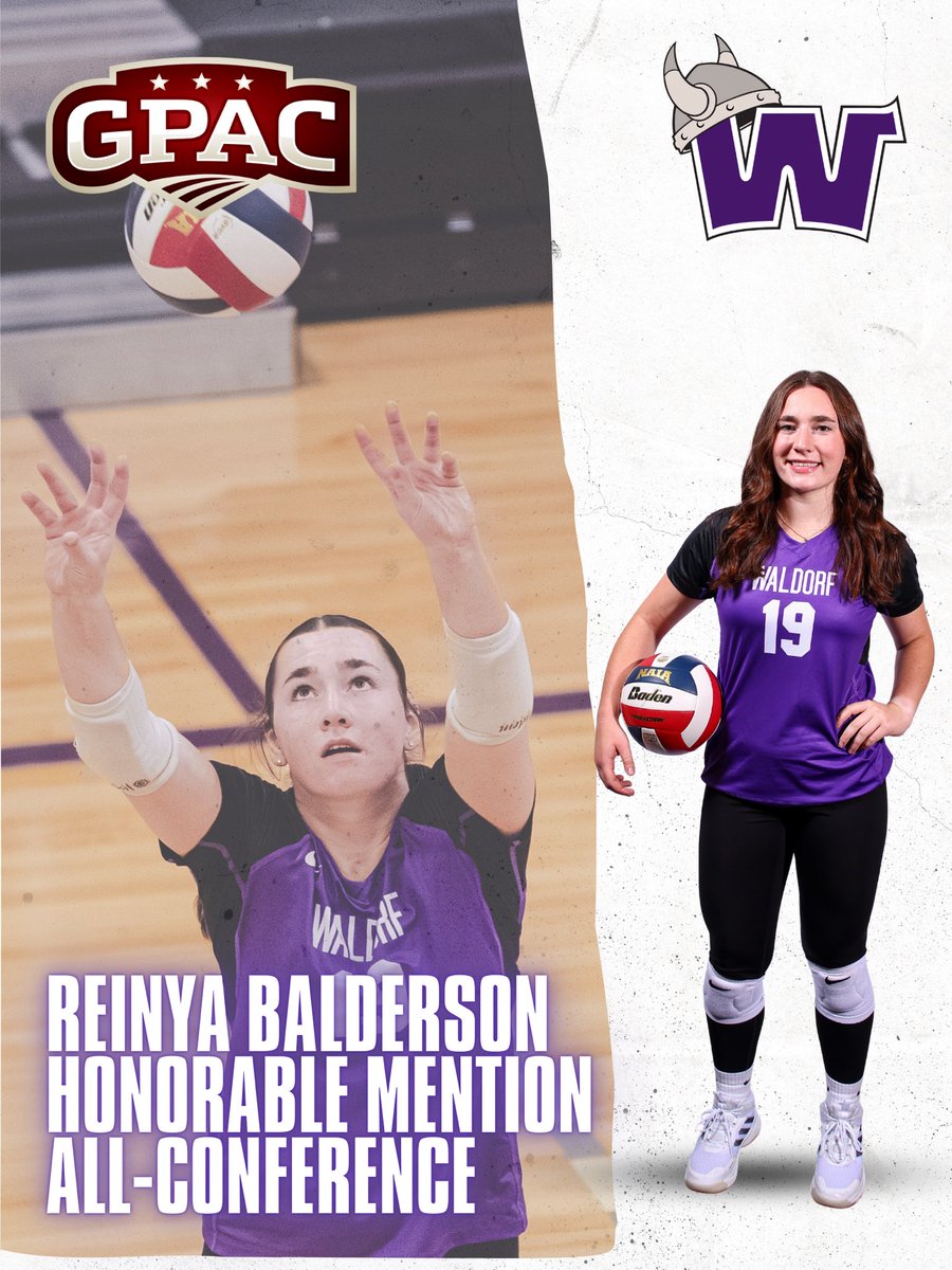 Congratulations to Junior Setter Reinya Balderson for being named Honorable Mention All-GPAC! Reinya averaged 5.44 Assists/set, 0.28 Aces/set, and 1.62 Digs/set!
