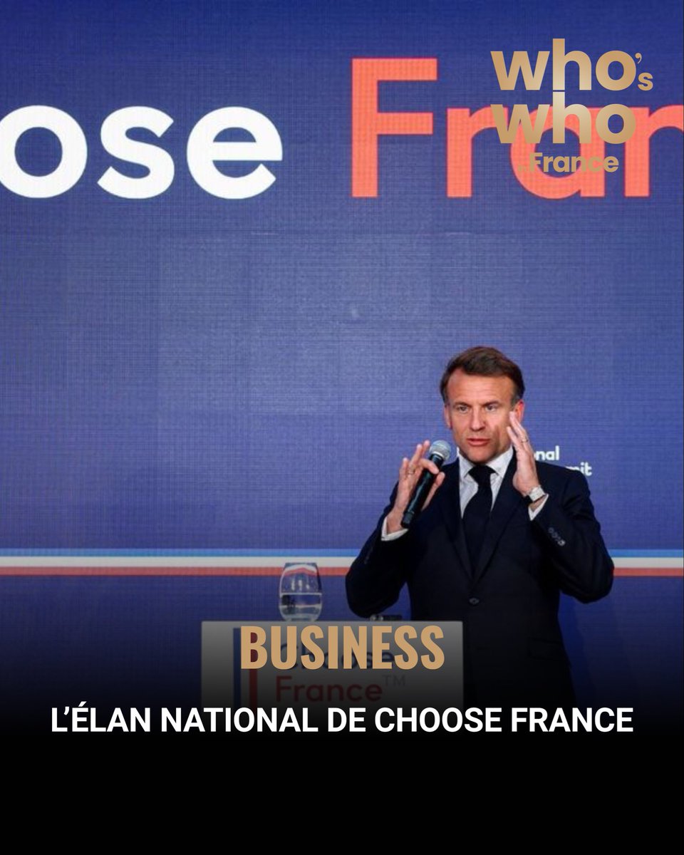 🔎 Le 17 novembre 2025, la Maison de la chimie à Paris accueille une première inédite : un sommet Choose France entièrement dédié aux entreprises françaises.  

➡️ L’élan national de Choose France. Un article de <a href="/cecile2menibus/">Cécile Hellouin de Ménibus ♕</a> : whoswho.fr/articles/lelan…