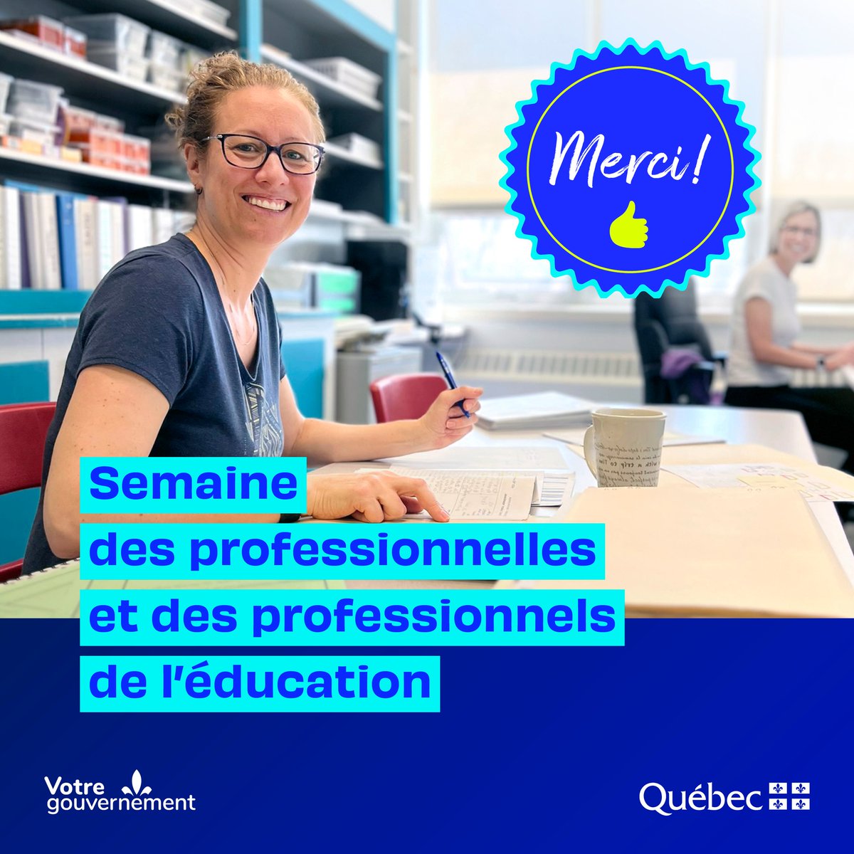MarioAsselin's tweet image. Sous le thème « Pros mur à mur », c&apos;est la semaine des professionnelles et professionnels de l’éducation... Merci de votre engagement pour la réussite éducative des jeunes sous votre gouverne!
#ÉduQc
