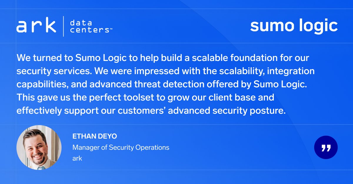 SumoLogic's tweet image. What happens when you ditch your legacy SIEM for a modern, cloud-native one?

Decreased incident response times by 30%. Improved productivity by 20%. Reduced deployment time. 

See how Ark achieved this after partnering with Sumo Logic 👉 ow.ly/bGIU50XsYnp