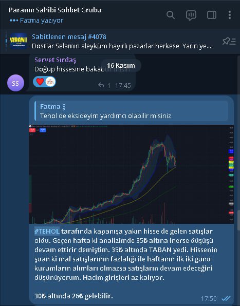 ‼️⚠️‼️ #TEHOL 30₺ altında 26₺ gelebilir dedim 10 PUANLA DİREKT EKSİ AÇTI.

DİNLEYİN ARTIK‼️

Bizimle birlikte ilerlemek için linkten ailemize katılabilirsiniz.✅

👉🏼t.me/+Rh1p78NgvF8xY…

#xu100 #bist100 #borsa
