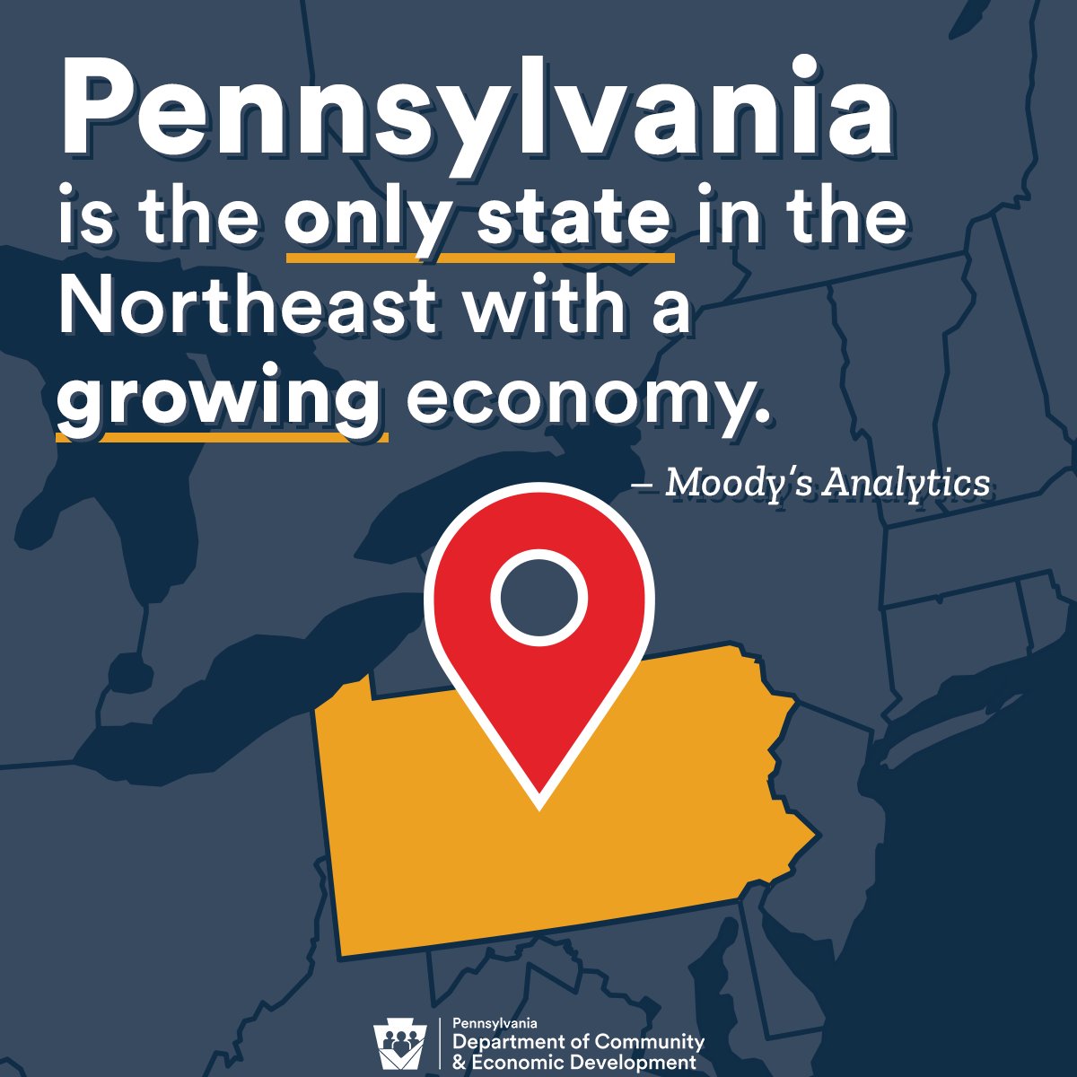 From small towns to major cities, partnerships are fueling growth statewide. With $31.6B in investment and 16,700+ new jobs, Pennsylvania—the only state in the Northeast with a growing economy—is getting it done. #PAGetsItDone