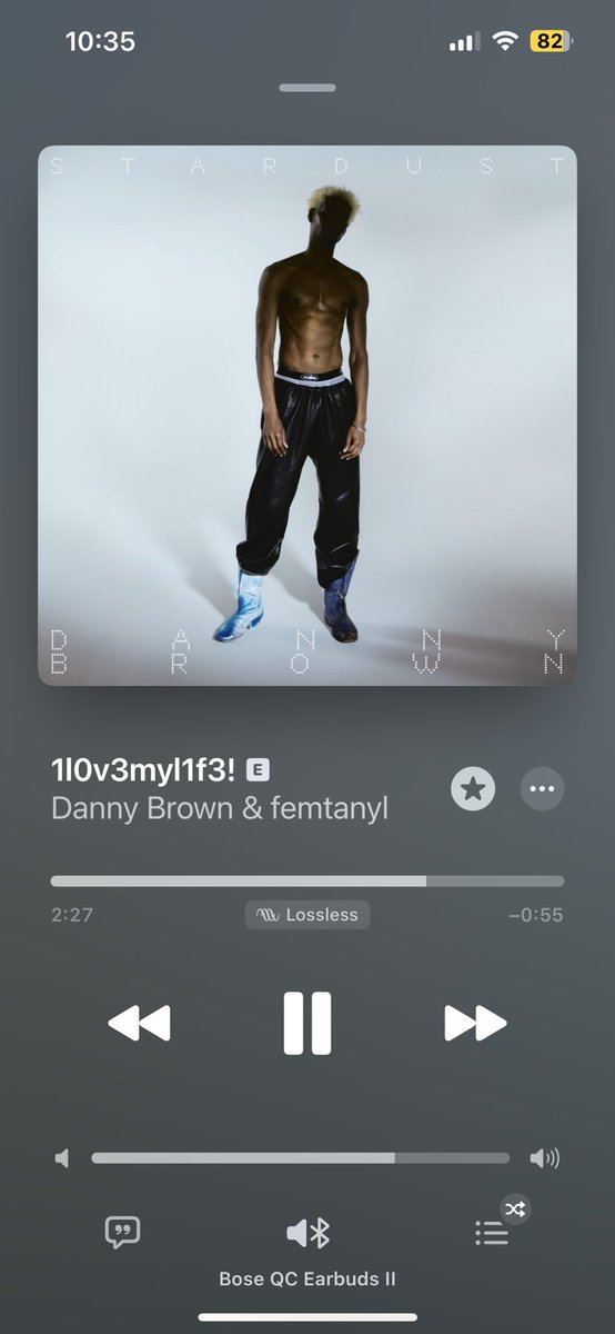 Me at the gym bumping that new Danny Brown for the first time.