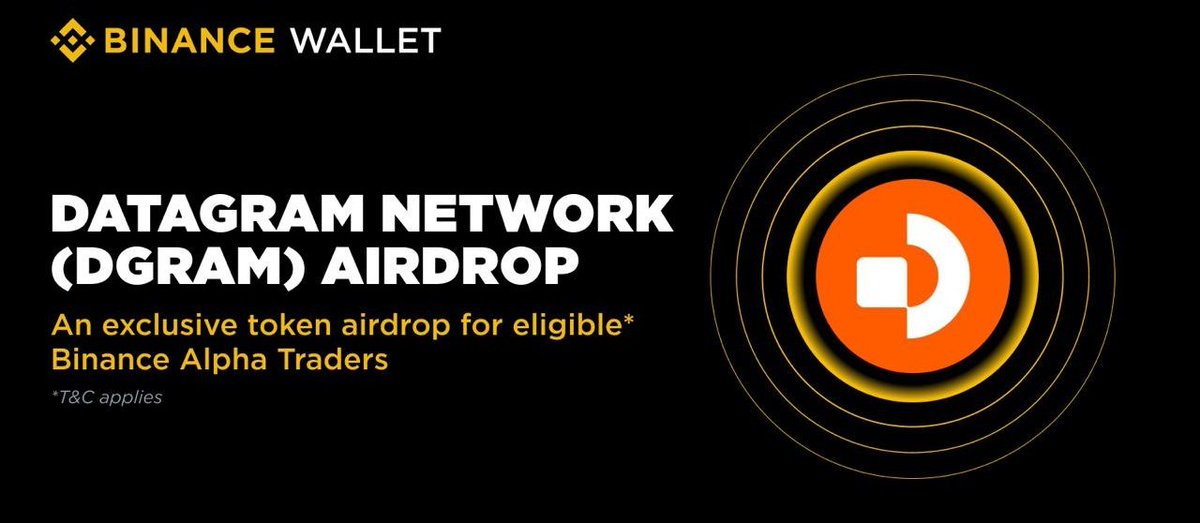 alamin87950's tweet image. Binance Alpha 18 &amp;amp; 19 November Update 🤑

🚀Project : #DatagramNetwork  $DGRAM
✅ Date  : 18 November 
✅ Eligible Point Need : TBA
✅ Reward : TBA

🚀Project Name : #GAIB ( $GAIB ) 
✅ Date : 19 November 
✅ Eligible Point Need : TBA
✅ Reward : TBA

#BinanceAlpha  #Binance
