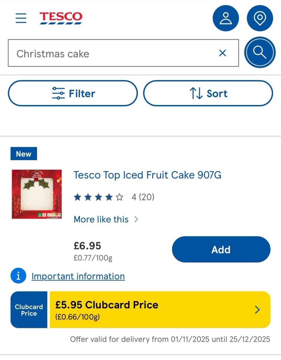 TheFreds's tweet image. Hey ⁦@Tesco⁩ this is called Christmas Cake 🙄