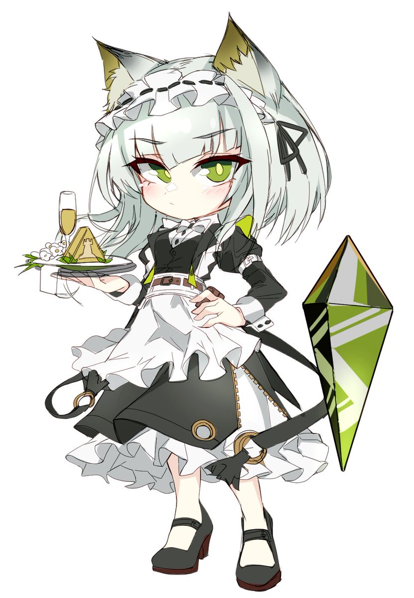 GodGameSC2's tweet image. [Arknights] Kal&apos;tsit wip🐈