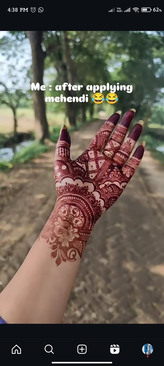 cutekaur013's tweet photo. ,#Mehandi 
#art 
#MondayMotivation https://t.co/zrDlKFSFvT