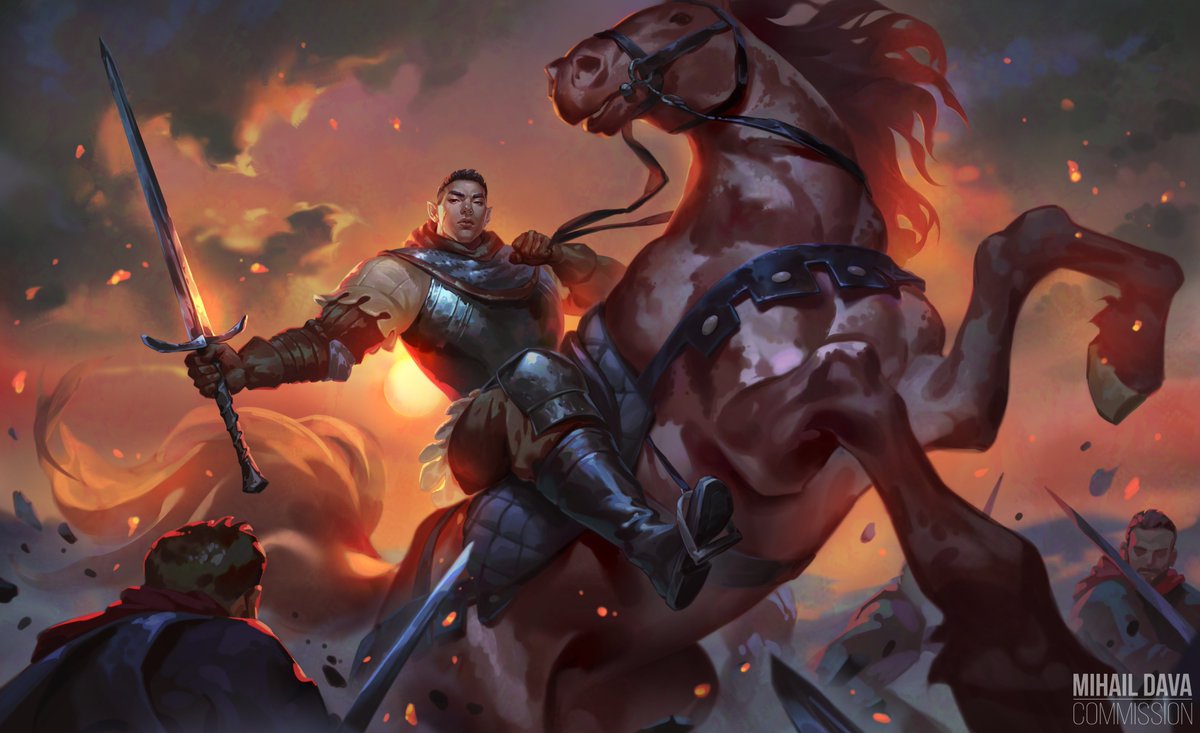 My new full render illustration with Octavian.
It is my first artwork for him and I enjoyed it so much!
#fantasyart #illustration