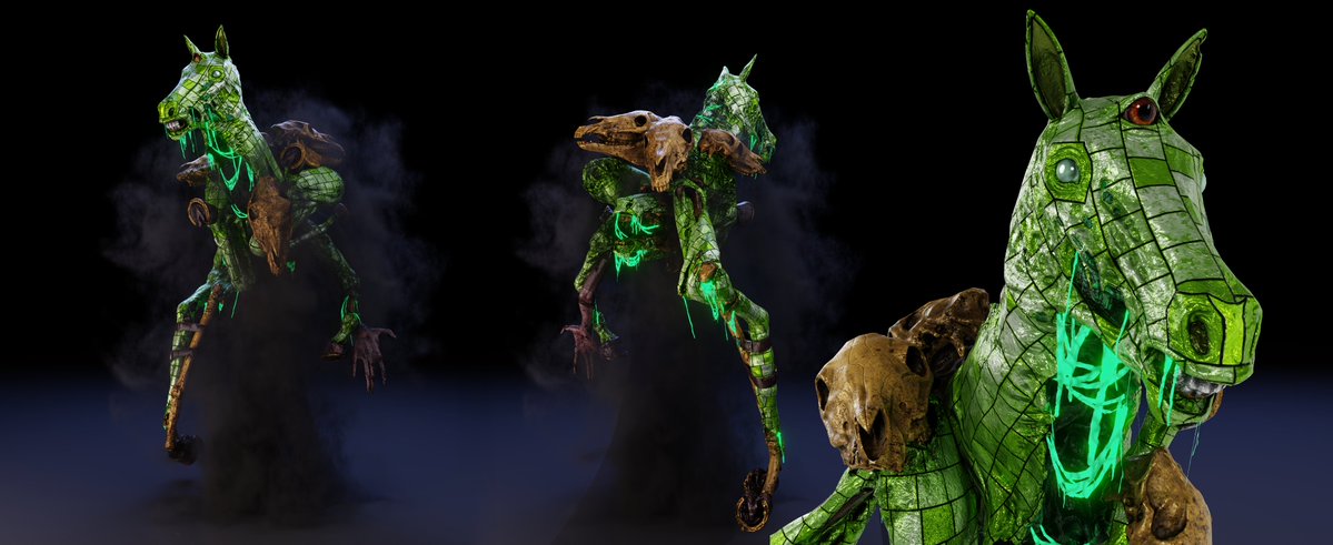 Springey_'s tweet image. Reverence Rift - Recolor: &quot;Maurice&apos;s Soul&quot;

The first out of five recolors based on the Reverence Rift.
Quibbler made the concept art as seen in the quote retweeted Tweet while I did the texture work for the 3D render here! (Also check Quibbler out!)

#DeadbyDaylight #TheDredge