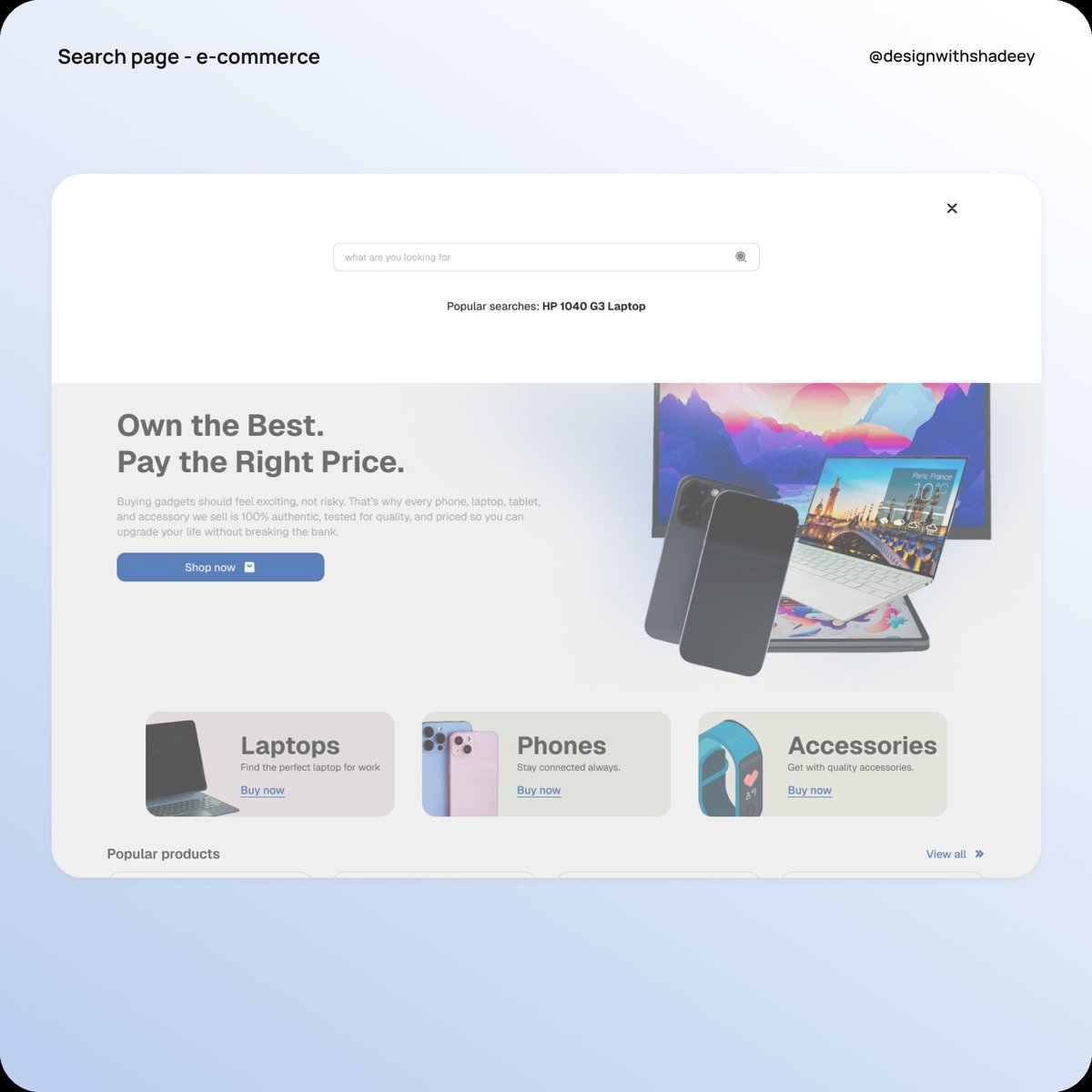 i_am_shadeey's tweet image. 📌📌
This project I worked on is live 😊

🌐 goldensiriventures.com
.
.
.
#uidesign #uiux #ecommercewebdesign #ShopifyStore
