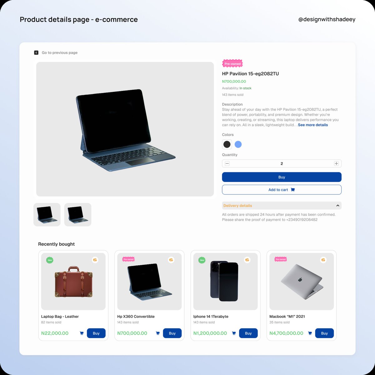 i_am_shadeey's tweet image. 📌📌
This project I worked on is live 😊

🌐 goldensiriventures.com
.
.
.
#uidesign #uiux #ecommercewebdesign #ShopifyStore