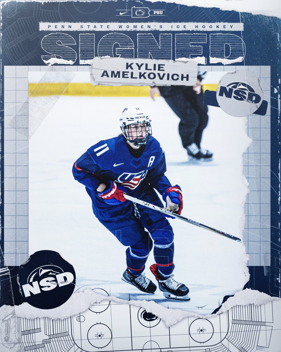 𝙎𝙞𝙜𝙣𝙚𝙙✍️

Help us welcome Kylie Amelkovich to Happy Valley🔵⚪️

🔘Forward
🔘Shattuck St. Mary's Prep
🔘161 points in 209 GP at Shattuck
🔘Assistant Captain for USA U18 August Series

#WeAre #HockeyValley