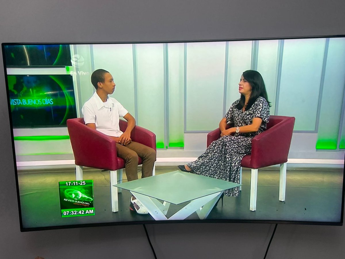 Hasta la Revista Buenos Días llegó Amado Javier Muñoz Téllez; Organizador Nacional de la FEEM. 
📌Se conversó sobre como el estudiantado 🤓 estaría celebrando el Día Internacional del Estudiante.
📌Nos contó además como #UnaFEEMQueAmaYFunda 🌟 se prepara para su 55 aniversario ✊🏻