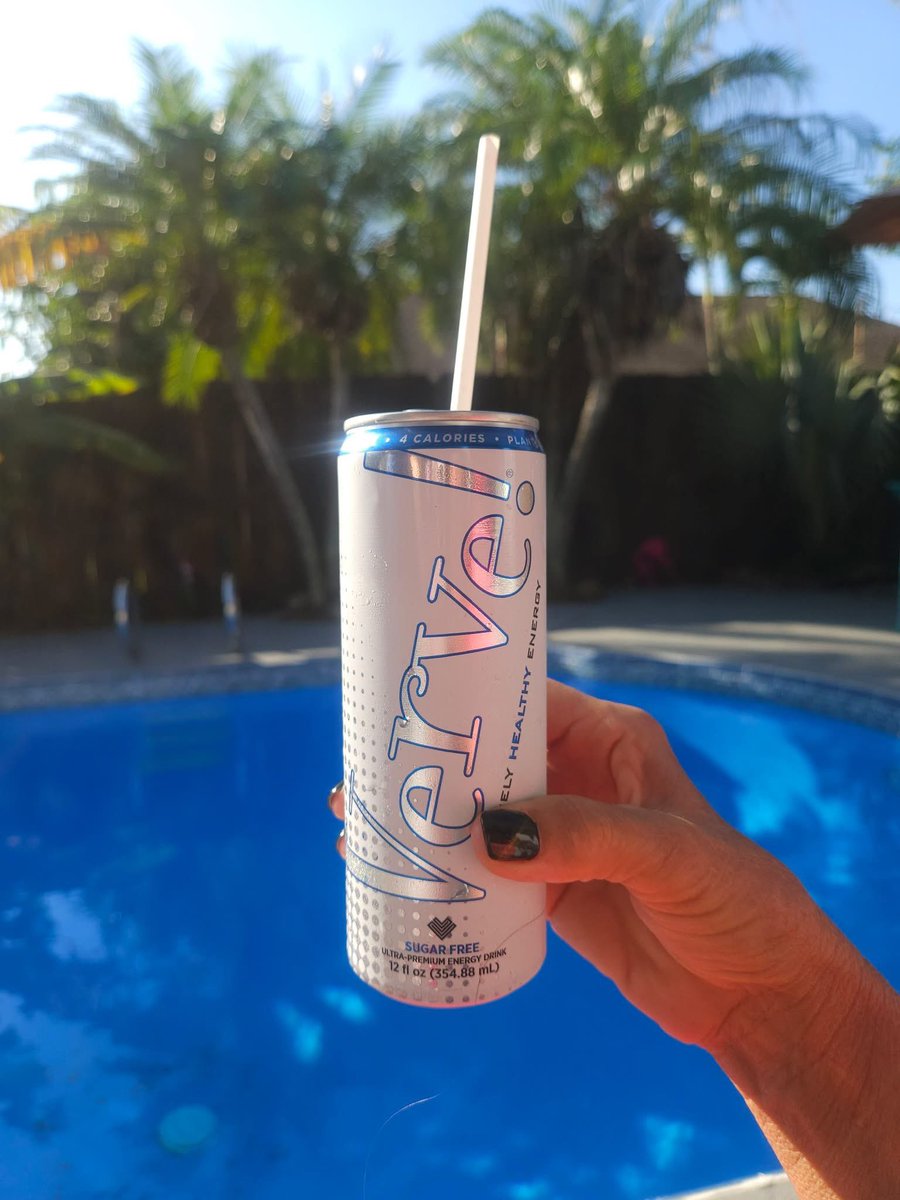 Is there a better way to start the day? Probably not. Sunshine, a pool, and an ice-cold 𝗩𝗲𝗿𝘃𝗲 𝗦𝘂𝗴𝗮𝗿 𝗙𝗿𝗲𝗲. It's a vibe 😎

💙 Zero sugar
🔥 Only 4 calories
⚡️ Clean, feel-good energy that actually lasts

📸: Kari B.

Available now at Zinzino.com