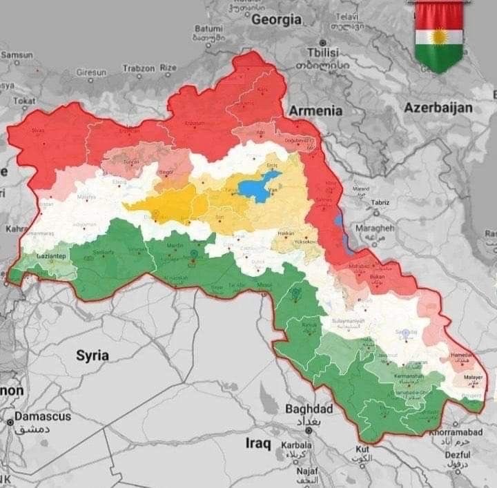 nsym142240's tweet image. ❌الكوردي لا يعتبر نفسه عراقي 
❌ الكوردي لايعتبر نفسه سوري 
❌ Kürt kendisini Türk olarak görmez
❌ کرد خود را ایرانی نمی‌داند
✅ Em Kurd in, Kurdistanî ne