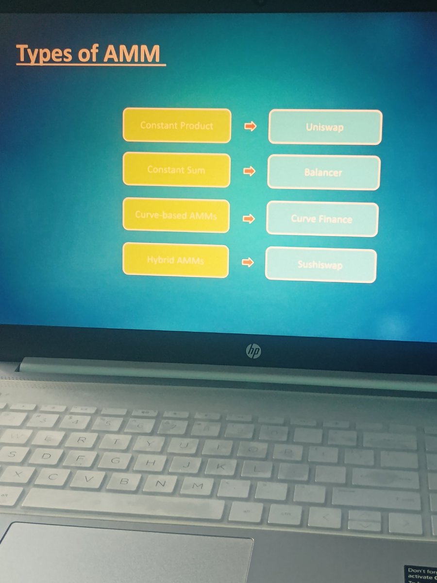 Anshit_Rangra's tweet image. Productive day! 🚀
Recorded a quick video teaching a simple “Guess the Number” game in C 😄
Also revised DeFi basics + the first AMM model (x*y=k) and learned some business concepts on YouTube.

Small steps everyday → Big progress 💡💻

#DeFi #AMM #CProgramming #Web3 #Learning