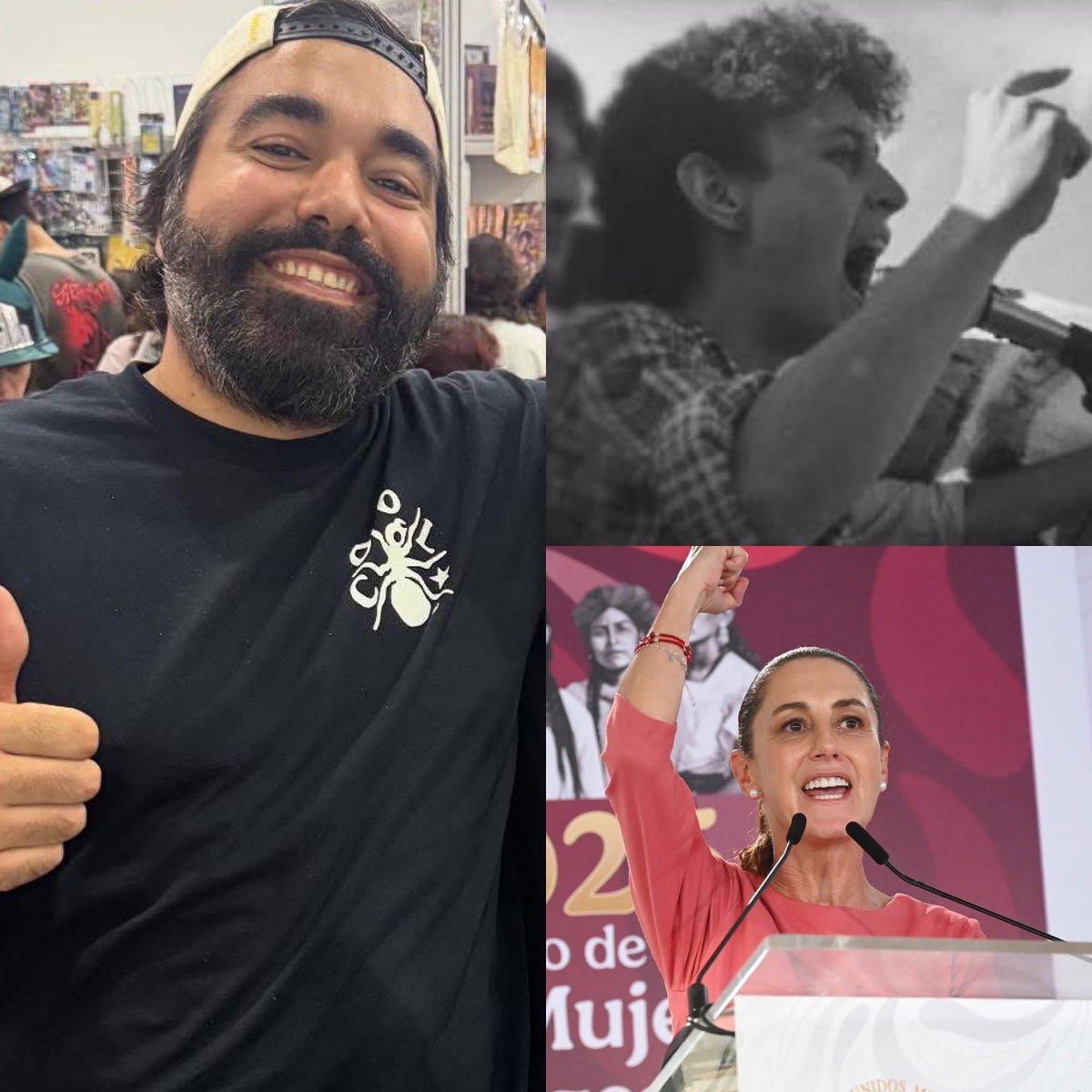 “Yo estoy seguro que la Claudia joven estaría súper decepcionada de la Claudia presidenta.”

-Jacobo Wong.