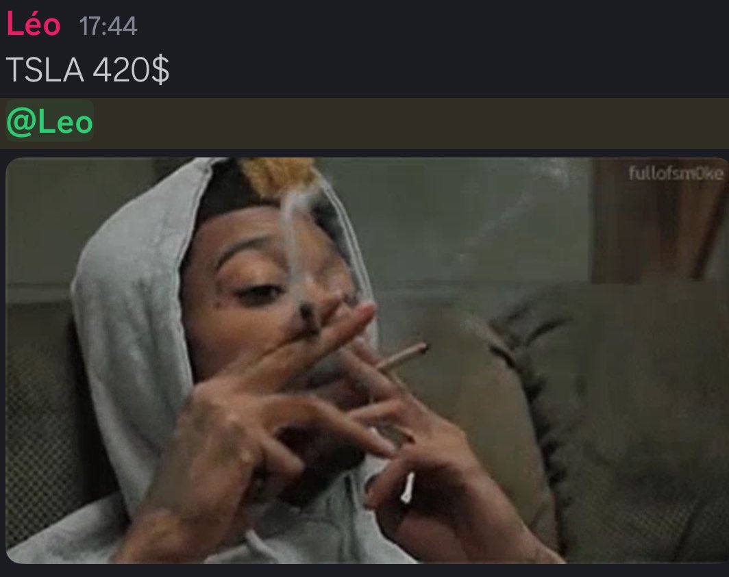 AlyaValley's tweet image. 420$ / $TSLA 
You should be up