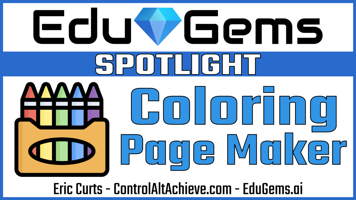 ericcurts's tweet image. 💎 New EduGem: edugems.ai/gem/coloring-p…

🖍️ Coloring Page Maker - Generate high-quality, school-safe, custom coloring pages tailored to student&apos;s ages and your specific curriculum or theme

#EdTech #Gemmini #GoogleEDU #EduGems @GoogleForEdu @GeminiApp