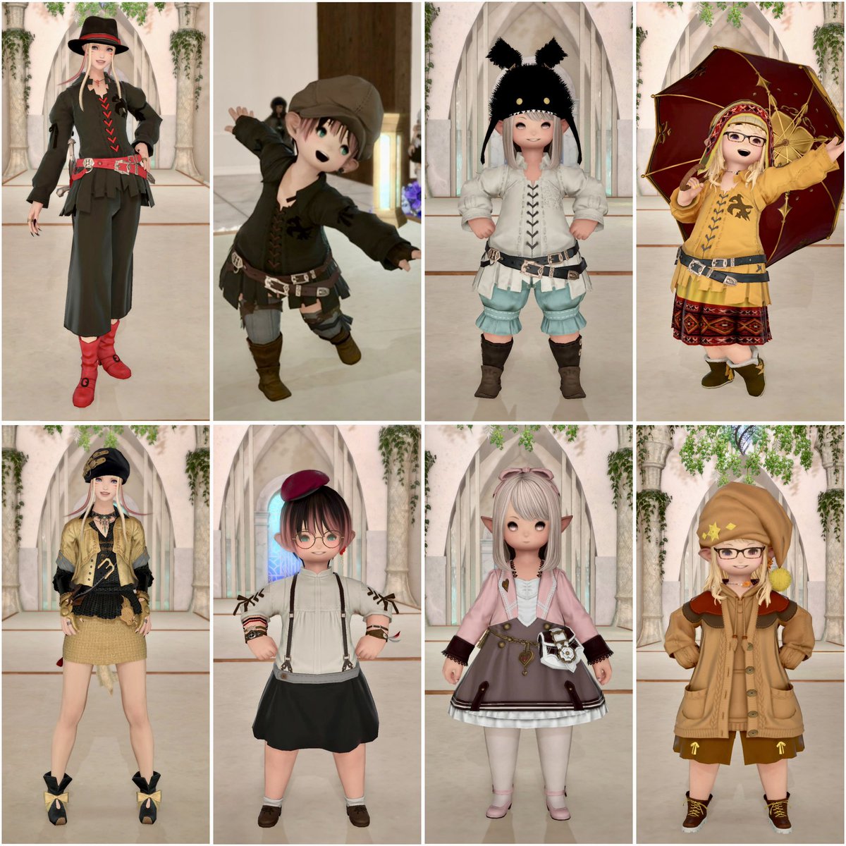 Sophia_VerFF14's tweet image. Asファッションショー👚（保存用）

出場してくださったモデルさんの衣装、
全員分ばっちり保存です🤭♡

参加出来なかったあなたにも📷🙌✨

#FF14 #FF14SS #As_studio
#Asファッションショー