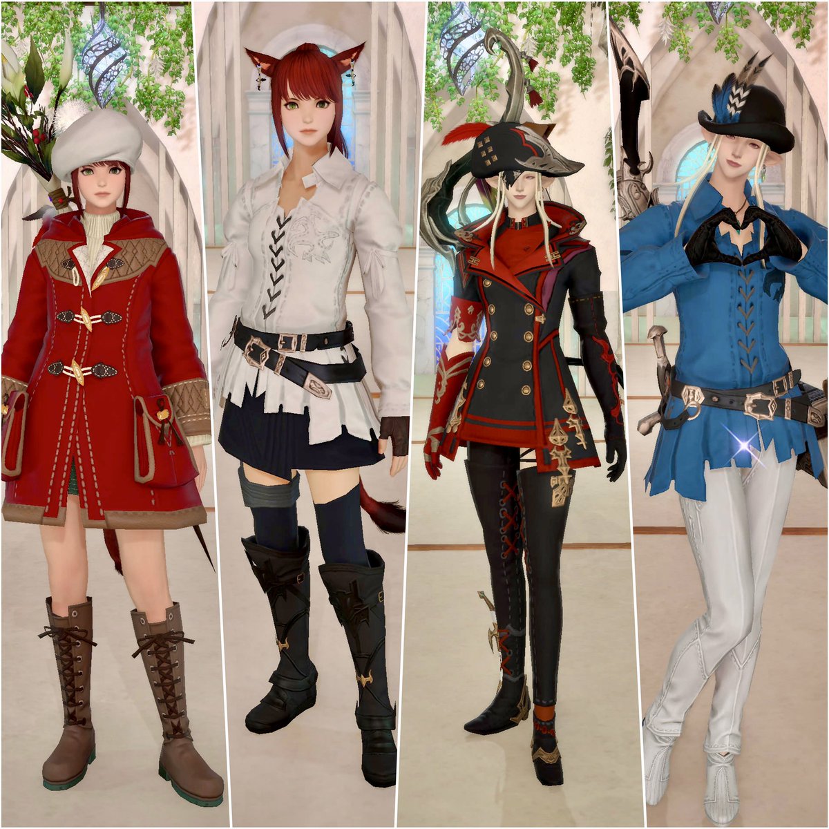 Sophia_VerFF14's tweet image. Asファッションショー👚（保存用）

出場してくださったモデルさんの衣装、
全員分ばっちり保存です🤭♡

参加出来なかったあなたにも📷🙌✨

#FF14 #FF14SS #As_studio
#Asファッションショー