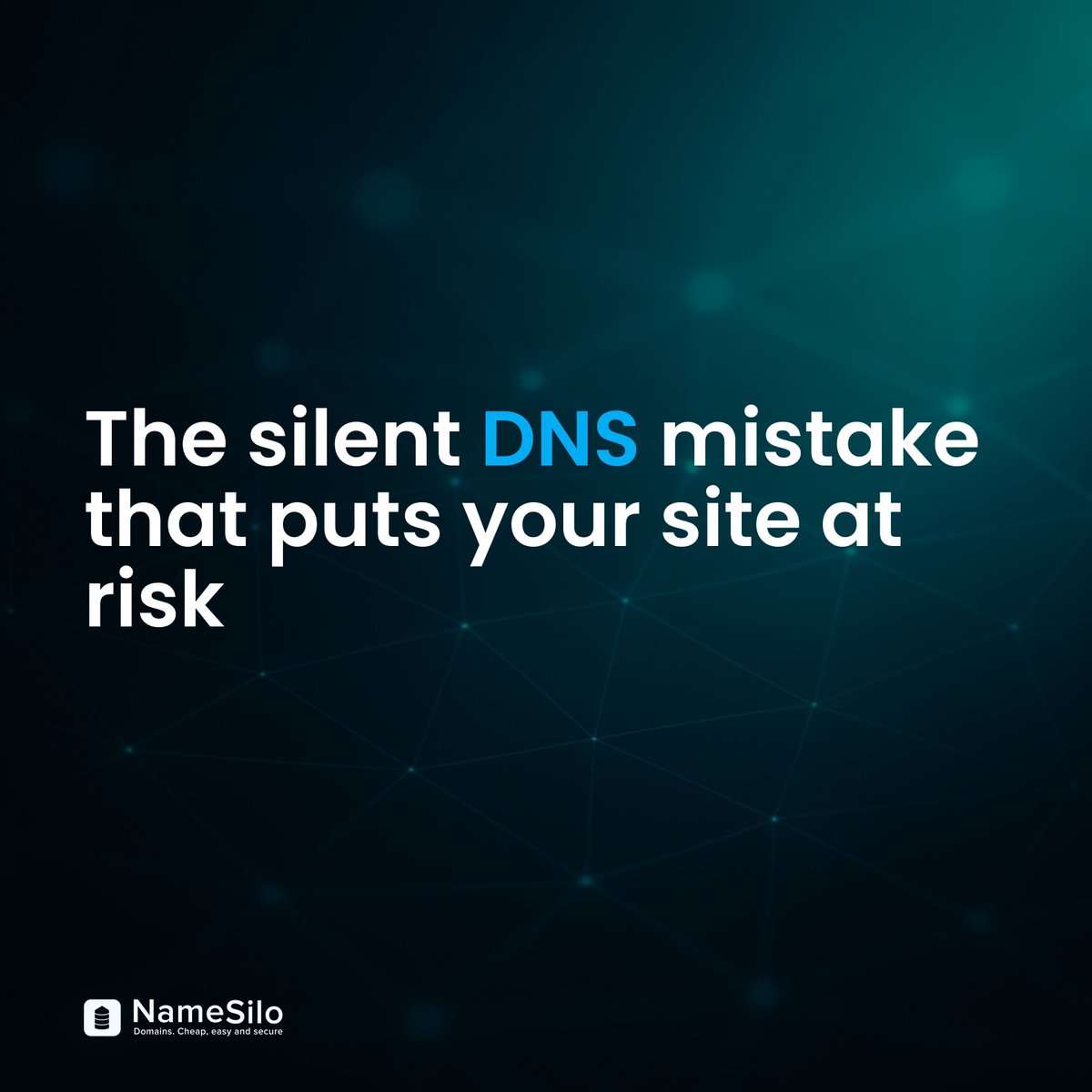 namesilo's tweet image. 🔐 Tiny DNS flag mistakes can create big security gaps. Our new NameSilo blog breaks down how these silent issues slip in, how they impact your site, and what to check to keep everything locked down. 

Take a quick look 👉 buff.ly/nNzvIXp

#DNS #WebSecurity