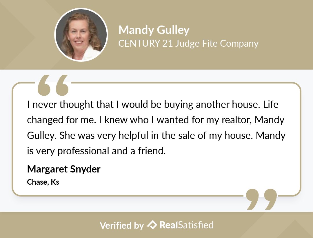 MandyEdlin's tweet image. I’m truly honored by this, and smiling from ear to ear. realsatisfied.com/Mandy-Gulley via @realsatisfied