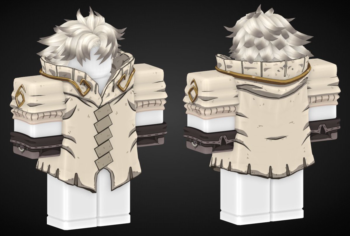 creamosuRBLX's tweet image. a bit late to the party but...
Rudo Surebrec Full Set from Gachiakuta 
roblox.com/catalog?Catalo…

#ROBLOX #RobloxDev #robloxugc #ugc #3dart #3DModel #GACHIAKUTA