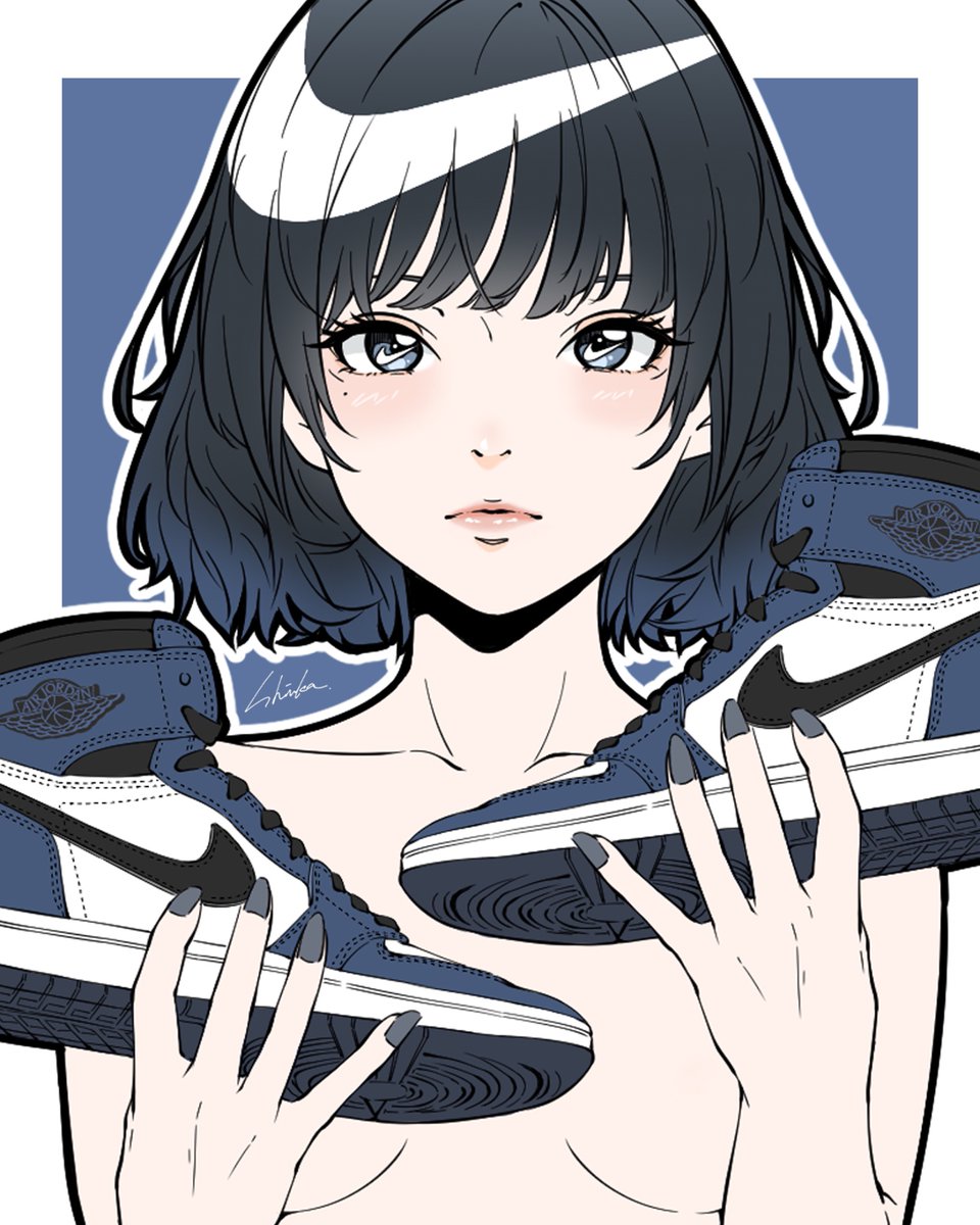 「"SNKR GIRL FACE"」|#鹿[Shika]™のイラスト