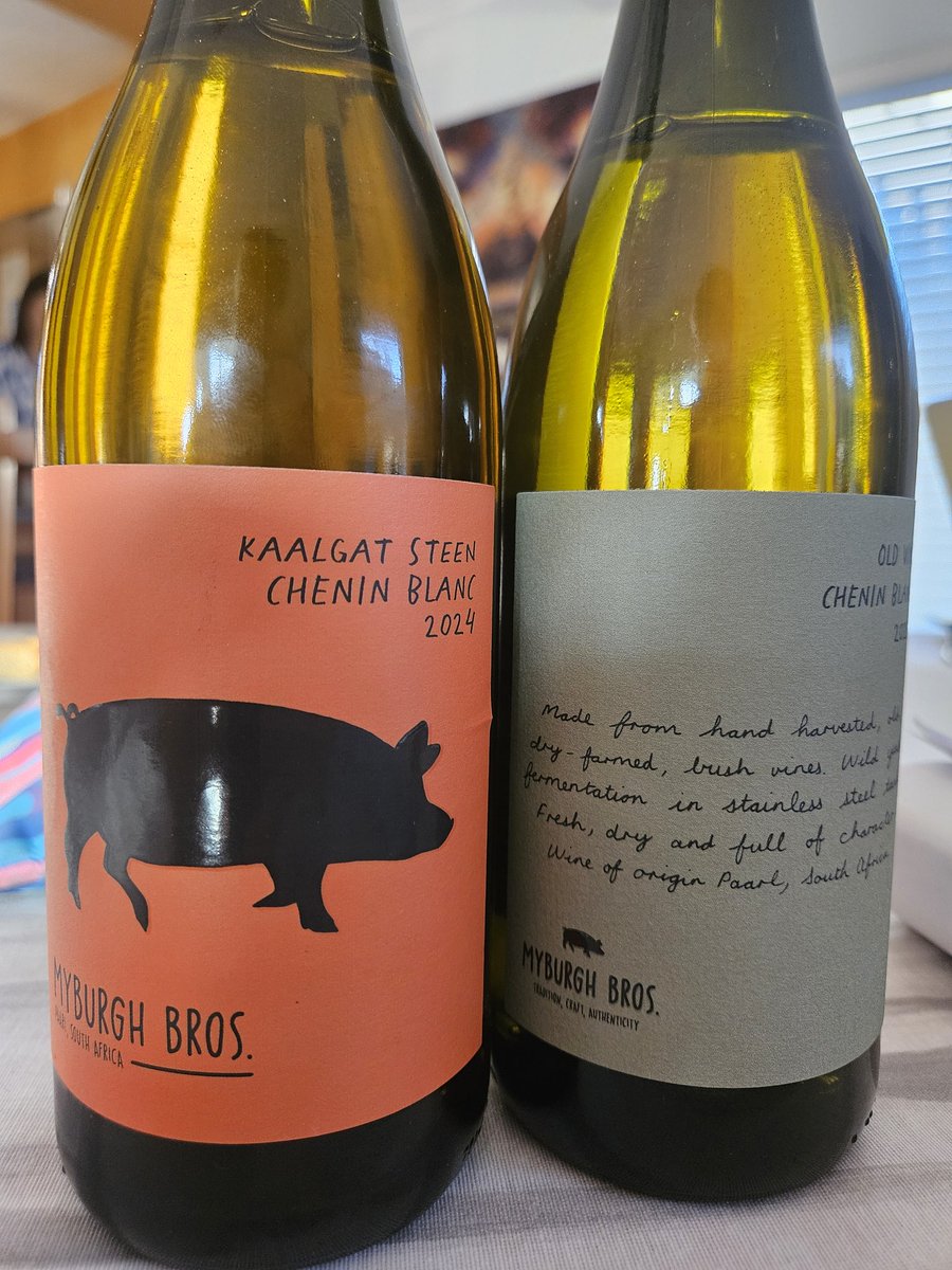 Loving these two chenins <a href="/JoostenbergWine/">Joostenberg Wines</a>
