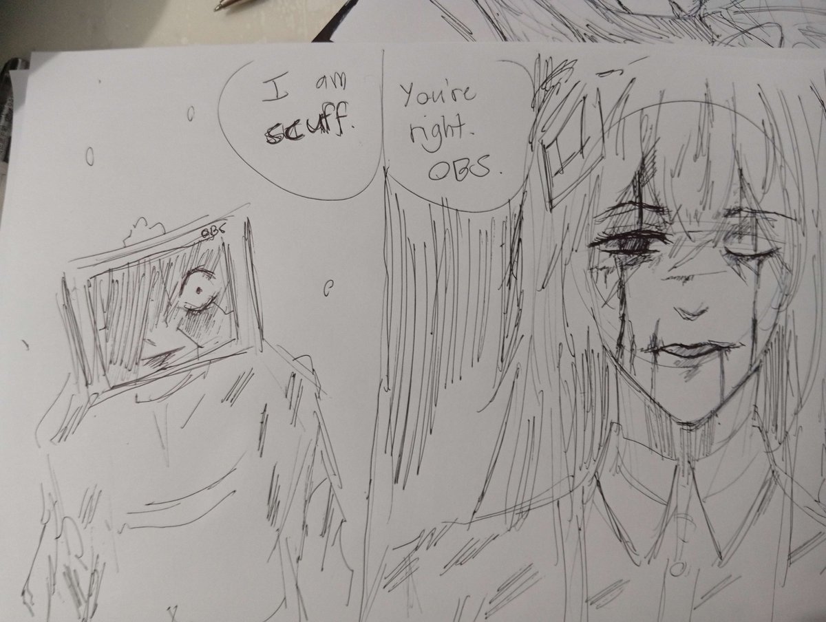 This gorgeous and totally accurate depiction of my scuffle with OBS was created by Fritz