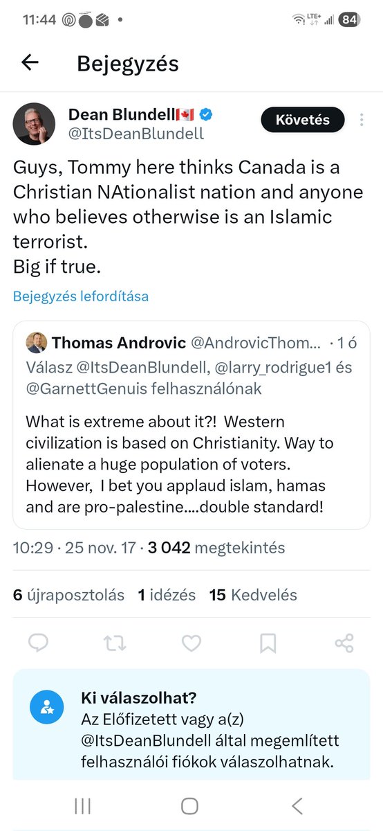 Look at the ridiculous response <a href="/ItsDeanBlundell/">Dean Blundell🇨🇦</a> gave to me and how much a coward he is for turning off the ability to respond.  What a waste of time these people are.